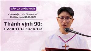 Đáp ca: Tv 90, 1-2. 10-11. 12-13. 14-15 - CN I MC năm C