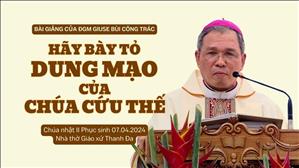 Hãy bày tỏ dung mạo của Chúa Cứu Thế - ĐGM Phụ tá Giuse Bùi Công Trác | CN II Phục sinh