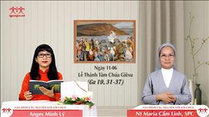 Máu cùng Nước chảy ra - Lễ Thánh Tâm Chúa Giêsu (Ga 19, 31-37)