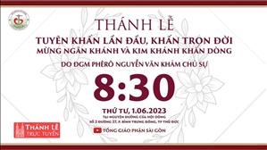 Thánh Lễ Tạ Ơn & Khấn Dòng Mến Thánh Giá Tân Lập | 8:30 Ngày 14.06.2023
