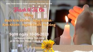 Thánh lễ Tạ ơn của Hội dòng Thánh Phaolô thành Chartres - Tỉnh Dòng Sài Gòn | 9:00 NGÀY 10.06.2023