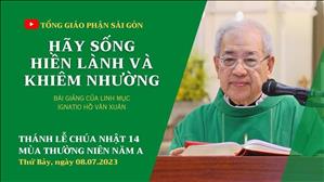 Hãy sống hiền lành và khiêm nhường - Lm Ignatio Hồ Văn Xuân | CN 14 TN năm A