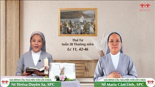 Gia đình cầu nguyện với Lời Chúa: Thứ Tư tuần 28 mùa Thường niên (Lc 11, 42-46)