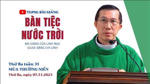 Bàn tiệc Nước Trời - Lm Giuse Đặng Chí Lĩnh | Thứ Ba tuần 31 TN