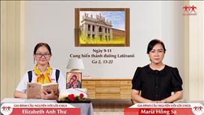 Gia đình cầu nguyện với Lời Chúa: Cung hiến thánh đường Latêranô (Ga 2, 13-22)