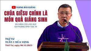 Chúa Giêsu chính là món quà Giáng sinh - Lm GB Phương Đình Toại, MI | Thứ Tư tuần 1 MV