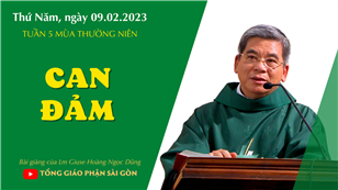 Can đảm - Lm Giuse Hoàng Ngọc Dũng | Thứ Năm tuần 5 TN