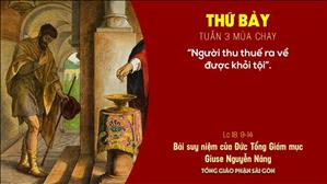 TGP Sài Gòn - Suy niệm Tin mừng ngày 13-3-2021: Thứ Bảy tuần 3 mùa Chay - ĐTGM Giuse Nguyễn Năng