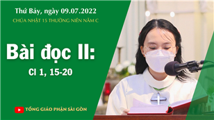CN 15 TN năm C - Bài đọc II: Cl 1, 15-20