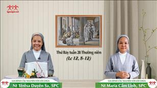 Đừng lo - Thứ Bảy tuần 28 mùa Thường niên (Lc 12, 8-12)