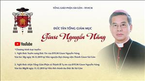 Trực tuyến: Nghi thức tuyên xưng đức tin của Đức tân TGM Giuse Nguyễn Năng