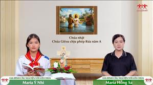 Chung chia phận người - Chúa Giêsu chịu phép Rửa năm A | Gia đình cầu nguyện với Lời Chúa