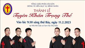 Dòng Camillo: Thánh lễ Tuyên khấn trọng thể lúc 9g30 ngày 11-2-2023