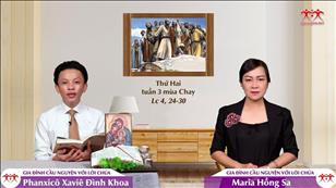 Gia đình cầu nguyện với Lời Chúa: Thứ Hai tuần 3 mùa Chay (Lc 4, 24-30)