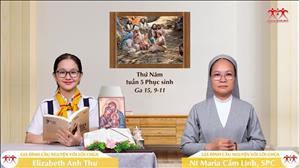 Gia đình cầu nguyện với Lời Chúa: Thứ Năm tuần 5 Phục sinh (Ga 15, 9-11)