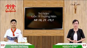 Gia đình cầu nguyện với Lời Chúa: Thứ Năm tuần 19 Thường Niên (Mt 18, 21-19, 1)