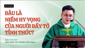 Đâu là niềm hy vọng của người đầy tớ tỉnh thức? - Lm Giuse Nguyễn Tuấn Khanh