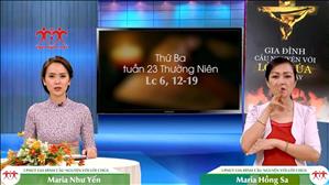 3 phút Gia đình cầu nguyện với Lời Chúa: Thứ Ba tuần 23 Thường Niên (Lc 6, 12-19)