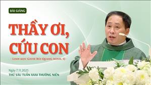 Thầy ơi, cứu con - Lm. Giuse Bùi Quang Minh, SJ