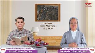 Gia đình cầu nguyện với Lời Chúa: Thứ Năm tuần 3 mùa Vọng (Lc 7, 24-30)