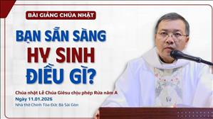 Bạn sẵn sàng hy sinh điều gì? - Lm GB Phương Đình Toại, MI | Chúa Giêsu chịu phép Rửa năm A