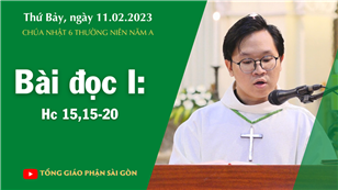 CN 6 TN năm A - Bài đọc I: Hc 15, 16-21