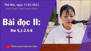 CN 3 MC năm A - Bài đọc II: Rm 5,1-2.5-8