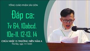 CN 15 Thường niên A - Đáp ca: Tv 64, 10abcd. 10e-11. 12-13. 14