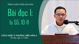 CN 15 Thường niên A - Bài đọc I: Is 55, 10-11