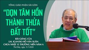 CN 15 Thường niên A - Bài giảng: Dọn tâm hồn thành thửa đất tốt