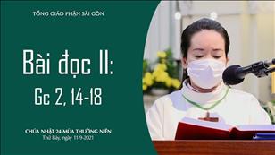 Chúa nhật 24 TN năm B - Bài đọc II: Gc 2, 14-18