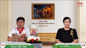 Gia đình cầu nguyện với Lời Chúa: Chúa nhật 32 Thường niên năm A (Mt 25, 1-13)