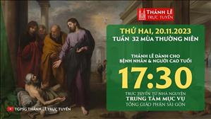 Thánh lễ trực tuyến | 17:30 | Thứ Hai Tuần 33 Mùa Thường Niên | Ngày 20-11-2023 | TTMV TGPSG