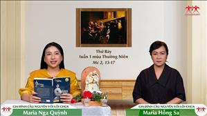 Điều Cần Thiết - Thứ Bảy tuần I mùa Thường niên (Mc 2, 13-17)