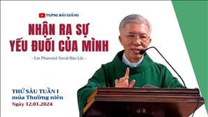 Nhận ra sự yếu đuối của mình - Lm Phanxicô Xaviê Bảo Lộc | Thứ Sáu tuần I TN