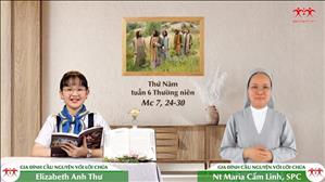 Gia đình cầu nguyện với Lời Chúa ngày 17-2-2022: Thứ Năm tuần 6 mùa Thường niên (Mc 8, 27-33)