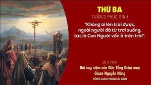 TGP Sài Gòn - Suy niệm Tin mừng 13-4-2021: Thứ Ba tuần 2 Phục sinh - ĐTGM Giuse Nguyễn Năng