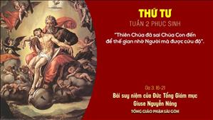 TGP Sài Gòn - Suy niệm Tin mừng 14-4-2021: Thứ Tư tuần 2 Phục sinh - ĐTGM Giuse Nguyễn Năng