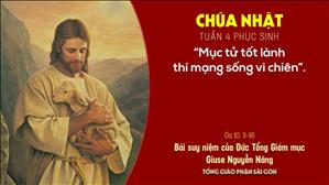 TGP Sài Gòn - Suy niệm Tin mừng 25-4-2021: Chúa nhật 4 Phục sinh năm B - ĐTGM Giuse Nguyễn Năng