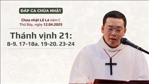 Đáp ca: Tv 21, 8-9. 17-18a. 19-20. 23-24 - Chúa nhật lễ Lá năm C