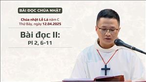 Bài đọc II: Pl 2, 6-11 - Chúa nhật lễ Lá năm C