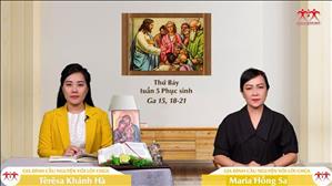 Gia đình cầu nguyện với Lời Chúa: Thứ Bảy tuần 5 Phục sinh (Ga 15, 18-21)