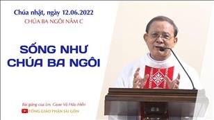 TGPSG Bài giảng: Lễ Chúa Ba Ngôi ngày 12-6-2022 tại Nhà nguyện Trung tâm Mục vụ TGP Sài Gòn