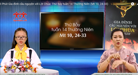 3 phút Gia đình cầu nguyện với Lời Chúa: Thứ Bảy tuần 14 Thường Niên (Mt 10, 24-33)