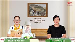 Gia đình cầu nguyện với Lời Chúa: Thứ Năm tuần 14 Thường niên (Mt 10, 6-15)
