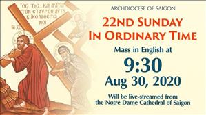 Mass in English at 9:30 AM Aug 30th, 2020 in Notre Dame Cathedral of Saigon