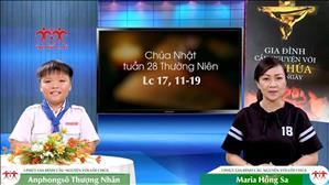 3 phút Gia đình cầu nguyện với Lời Chúa: Chúa Nhật tuần 28 Thường Niên (Lc 17, 11-19)