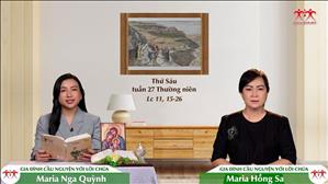 Gia đình cầu nguyện với Lời Chúa: Thứ Sáu tuần 27 Thường niên (Lc 11, 15-26)