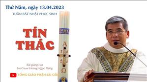 Tín thác - Lm Giuse Hoàng Ngọc Dũng | Thứ Năm Tuần Bát Nhật PS