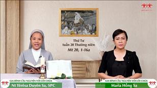 Gia đình cầu nguyện với Lời Chúa: Thứ Tư tuần 20 mùa Thường niên (Mt 20, 1-16a)